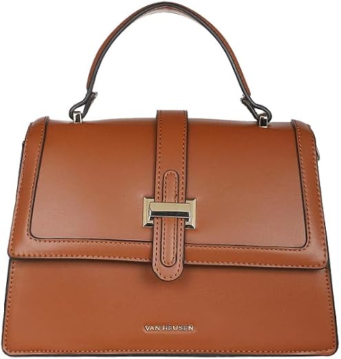 Van Heusen Women's Chic Satchel Bag | Classic Black Bag | Bags for Ladies