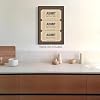 Vintage Brown Ticket Poster, Admit Nothing Deny Everything Quote Ticket Art Print, Unique Preppy Brown Pop Canvas Wall Art, Wes Anderson Ticket Art Inspired Poster for Living Room 12x16in Unframed