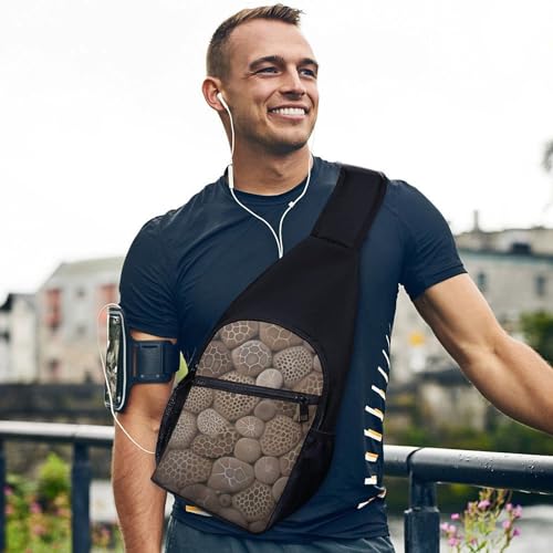 Mochila bandolera casual para deporte y senderismo miniatura 3