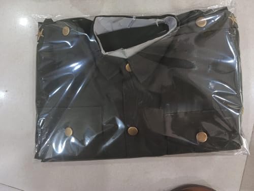Image of BookMyCostume Premium Fabric Army Soldier with Whistle Professional Community Helper Kids Fancy Dress Costume 3-4 Years