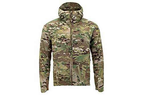 Preisvergleich Produktbild Carinthia TLG Jacket Atmungsaktive, isolierte, ultra-leichte Übergangs-Jacke Herren, winddicht mit Kapuze, Thermo-Jacke für Sport und Freizeit (Multicam, M)