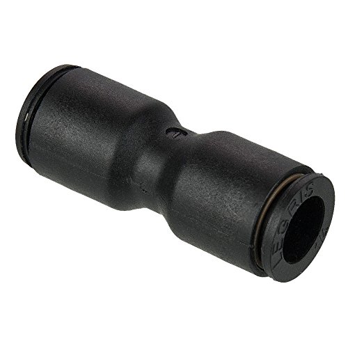 Parker 32PLP-12M-pk10 Composite Push-to-Connect Fitting, Tube to Tube, Glass Reinforced 6.6, Push-to-Connect Union, 12 mm, Nylon (Pack of 10)