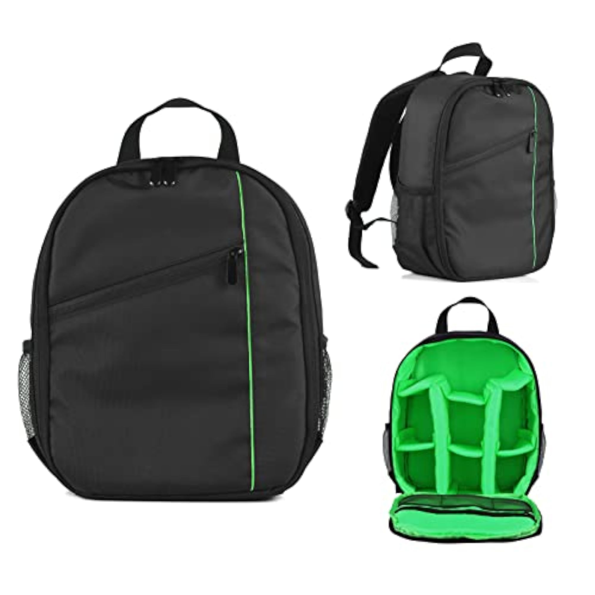 Small Outdoor Camera Backpack, Water-Resistant DSLR Bag