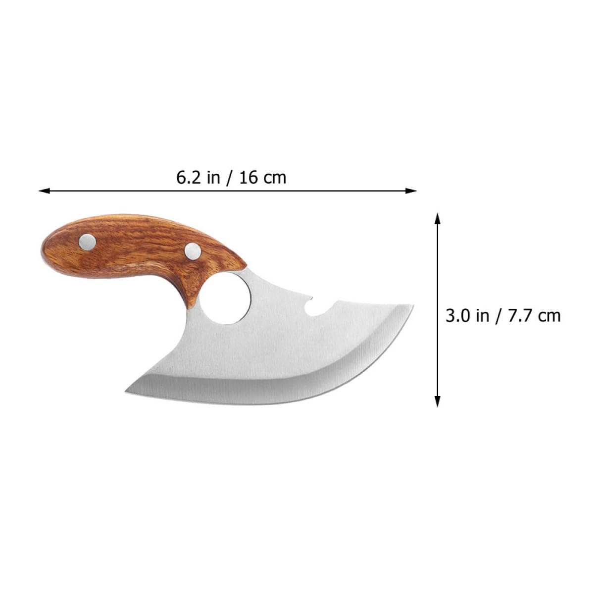 Cuchillo Carne de Acero Inoxidable Mango Cómodo y Resistente Adecuado para Cocina Profesional y Cortar Carne de Forma Precisa y Segura