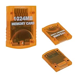 Tolesum 1024MB (16344 Blöcke) Speicherkarte Kompatibel für Wii Game Cube NGC GC Konsole