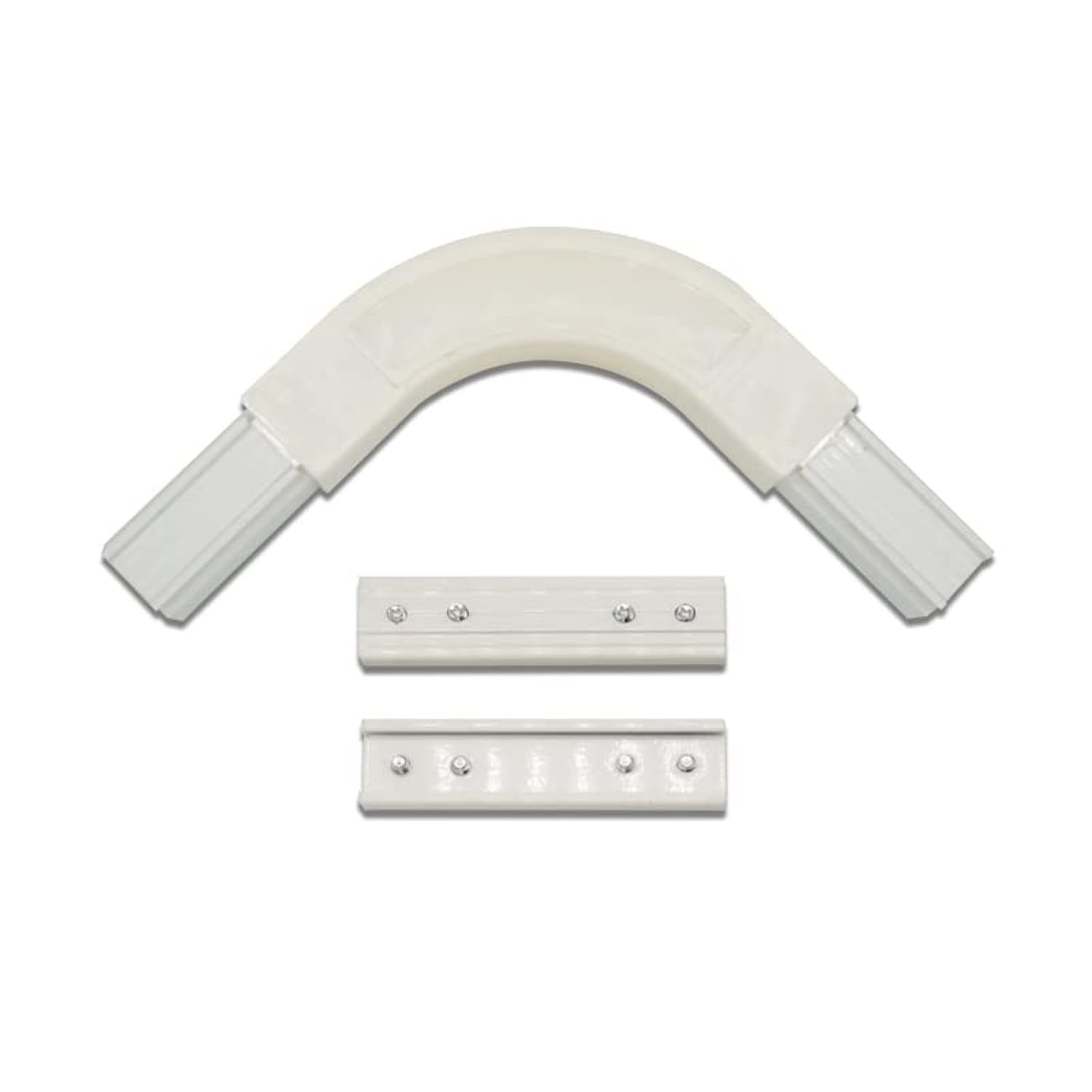 1 Pack 90 Degree Corner Bend Track Connector for Ceiling Curtain Track