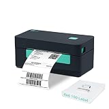 Hotlabel M9 Etikettendrucker Thermo-Versandetikettendrucker DHL Labeldrucker Mini-Thermodrucker für kleine Unternehmen, Etsy, Shopify, Ebay, Amazon, DPD, UPS, with 100 4 x 6 Etikettens