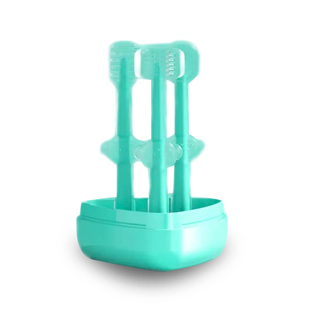 THE LITTLE LOOKERS Baby Manual Toothbrush 3 In 1 Set For Newborn/Infants/Toddlers/Kids (0-18 Months) (Purple), 1 Piece (B0C1YV591C) Amazon Price History, Amazon Price Tracker