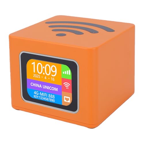 Tomvorks Punto de Acceso Móvil 4G LTE WiFi6, Enrutador Portátil Elegante con Ranura SIM para Viajes, Negocios, Actividades Al Aire Libre