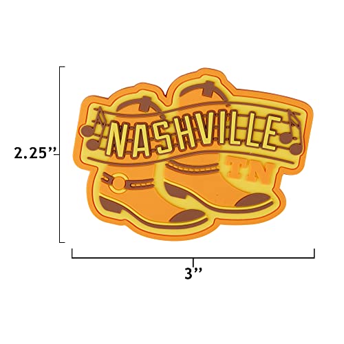 Imán para nevera Vagabond Heart Nashville Tennessee PVC miniatura 3