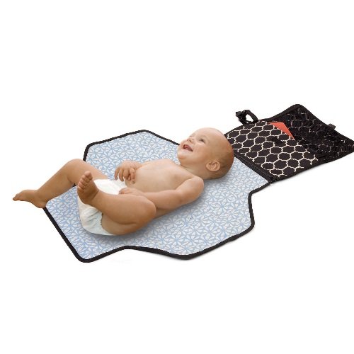 Skip Hop Trocador Portátil Listras Preto E Branco Preto E Branco