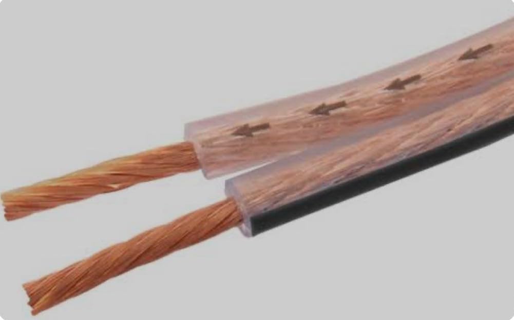 Oxygen-Free Speaker Wire - 98 Feet, Clear Audio -3