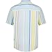 Nautica Boys' Short Sleeve Woven Button-Down Shirt. Light Weight & Breathable, Sail Stripe Ice Blue, 10-12