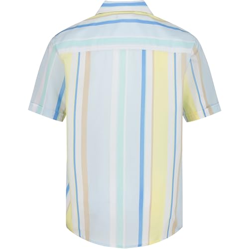 Nautica Boys Short Sleeve Woven Button-Down Shirt. Light Weight & Breathable2