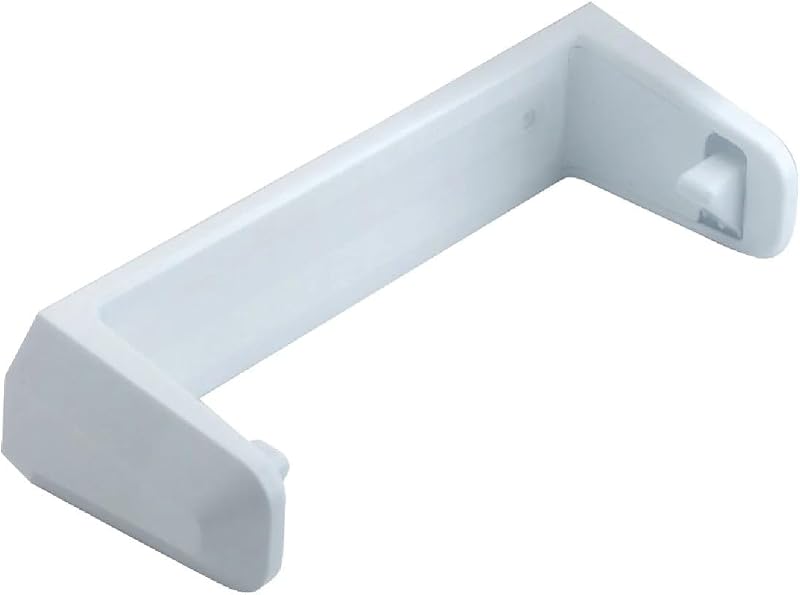 Soporte para toallas de papel, 3 pulgadas de alto x 5 pulgadas de ancho x 14 pulgadas de largo, plástico, blanco