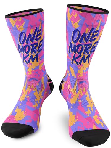 trueWOD Calcetines Running Hombre Mujer Crossfit Ciclismo Trail Running Padel Correr Calcetines Deporte Divertidos Antiampollas Sin Costuras Compresion Transpirables Ligeros Resistentes