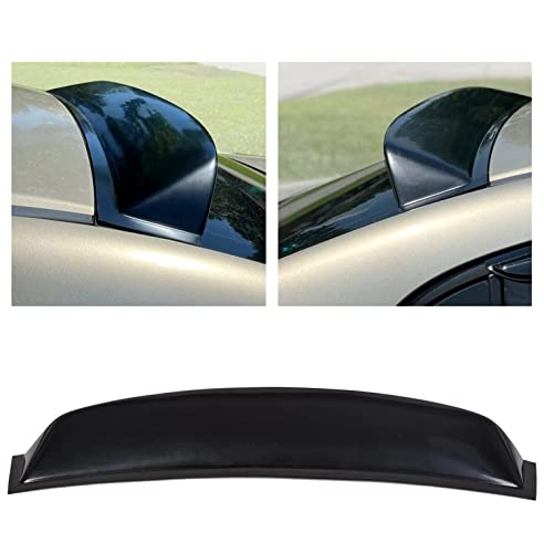 Roof Spoiler Compatible with 2006-2015 Honda Civic 4DR Sedan Black Rear Window Visor Roof Lip Spoiler Wing