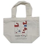 サンリオ ミニトート ランチトートバッグ 帆布 コットン 布 お弁当 小さめ かわいい キャラクター ハローキティB