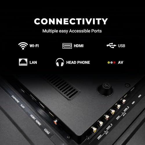 Image of Uniboom 80 CM (32 Inches) HD Smart QLED Android TV 1000+ Apps Support | USB Ports | Smart Voice Control | 30W Sonic Boom Speakers | Cloud Voice Connect | Frameless | UB32S-E-QCLB