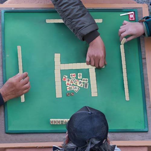 DOITOOL Mini Mahjong Tiles Set, 146pcs Chinese Mahjong Game Set Numbered Mini Size Tiles with Carrying Travel Case for Travel-Friendly Family Gathering and Leisure Activities by DOITOOL - Image 9