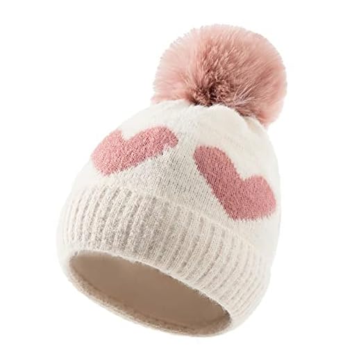 Mössa män tunn pojkar vintermössa öronlappar stickad mössa för barn varm fleece fodrad tjock mössa för babymössa pojkar 10 år vintermössa damer med tofs vintermössa barn 2 år, D, En Storlek