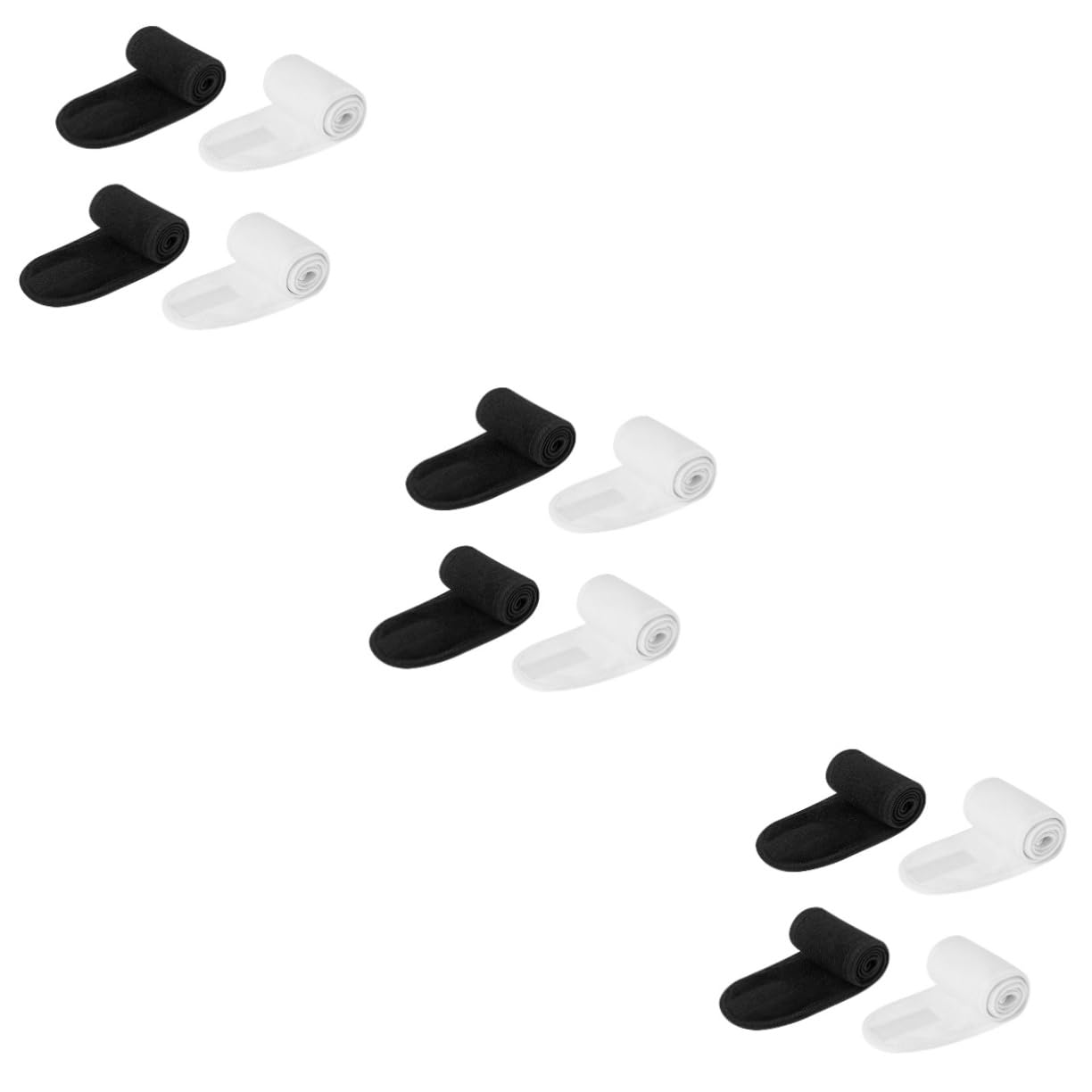 FRCOLOR 3 Juegos De Diademas Elásticas Cómodas Para Mujer Para Yoga Baño Y Maquillaje 4 Unidades.