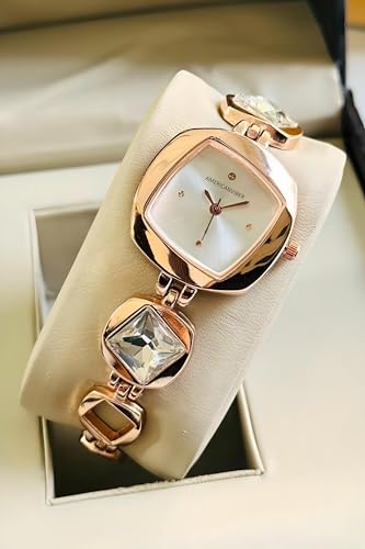 Image of AMERICANVIBER DRW0010027 Premium Watch Combo for All Occasions - Fancy & Elegant Design, Stylish Gift Set Analog Watch for Women