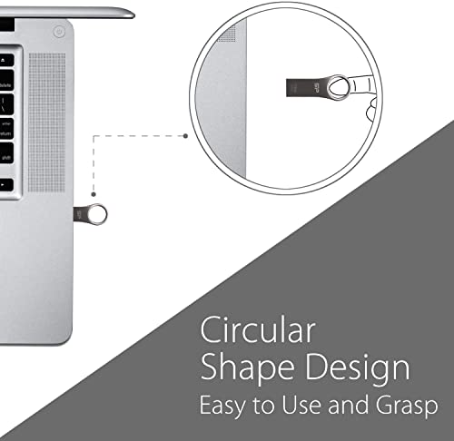 Image of SP Silicon Power Silicon Power 64GB USB 3.0 Flash Drive with Keychain Hole Key Ring Design, Waterproof Dustproof Metal Casing Thumb Drive Pen Drive Memory Stick - Jewel J80 Series