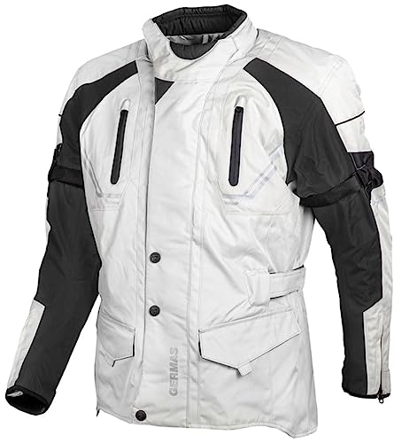 Veste textile moto GMS Taylor respirant veste motard sable noir taille S