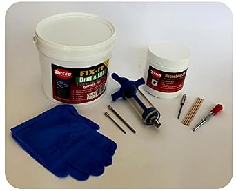 Deccobond Wood Floor Repair Kit, FIX-IT, Drill & Fill