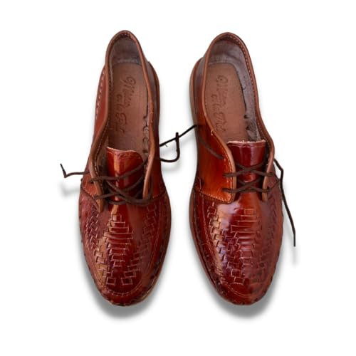 Mexico en la Piel: Handcrafted Men's Genuine Leather Lace-Up Huarache Sandals Shoes - Versatile & Durable2