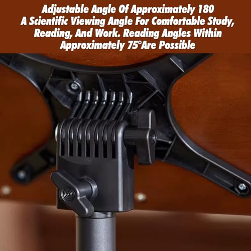 Support de livre réglable en hauteur et angle pour cuisine et pc - 5