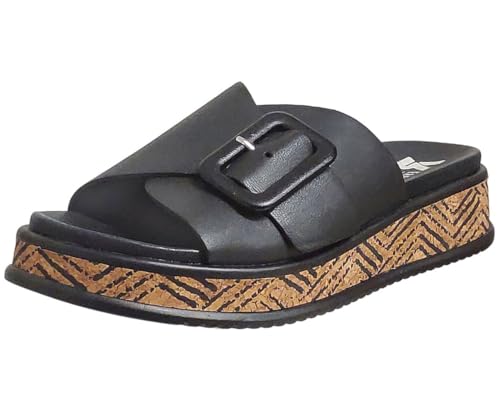 Rieker Flip-Flops W0803-00, Women slides, Black, 39 EU