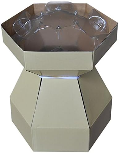 PackitUK Cupcake Bouquet Box and invisiTray, Ivory