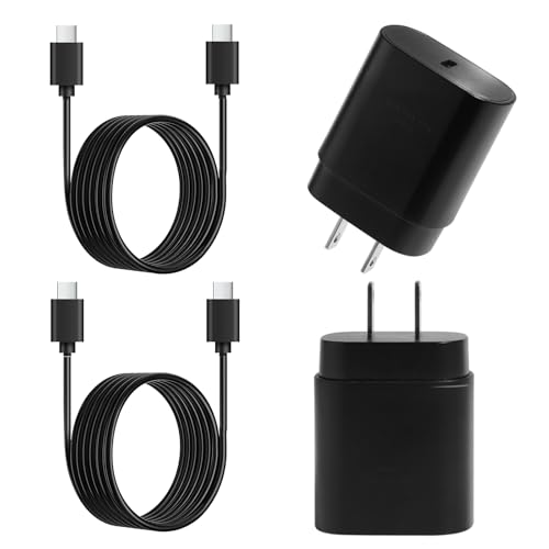 Fast Samsung Phone Charger,25W Samsung Charger Fast Charging,2Pack Quick Type C Android Chargers 10FT USB C Chargers Cable for SamsungGalaxy S25 Ultra/S24 FE/S24/S23 FE/S22/S21+/S20/A53/A36/Note 20/10