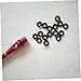 Anneome 100pcs Non-Slip Rod O-Ring Washers Durable Rubber for Dart Shafts Easy Installation for Game Competition Use
