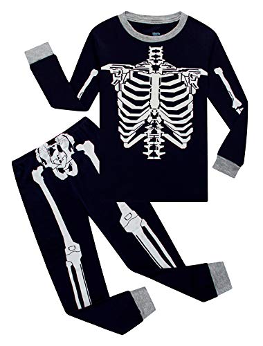 Image of KikizYe Little Big Boys Long Sleeve Pajama Sets 100% Cotton Pjs