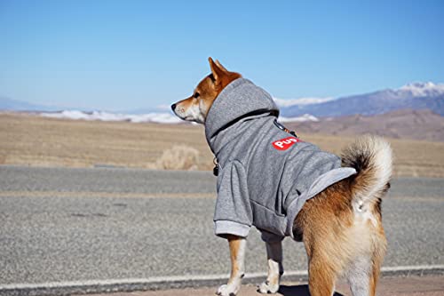 Chochocho Pup Dog Hoodie, Dog Sweater, Fashion Dog Clothes, Pet Clothing Cotton Cat Hoodies Stylish Streetwear Sweatshirt Gray Tracksuits Outfit For Dog Cat Puppy Small Medium Large #TOP3