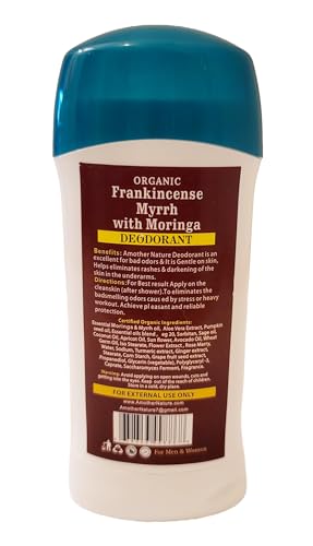 Hairobics Frankincense Myrrh & Moringa Deodorant – All Natural Aluminum-Free Deodorant for Long-Lasting Freshness, Odor Protection & Sensitive Skin – 2.65 oz image 4