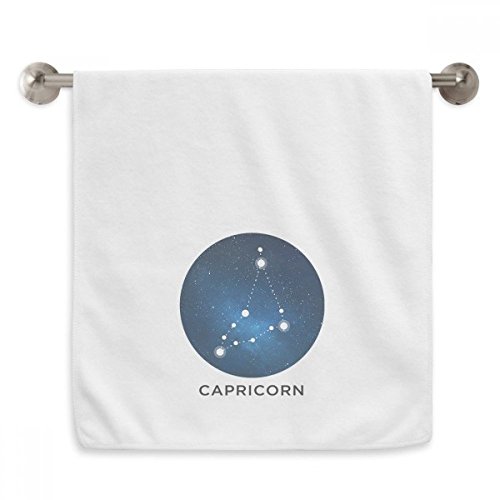 Serviettes moelleuses Capricorne constellation pour rituel de bain bien-être