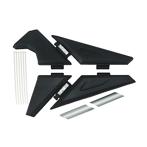 IMSTAM Compatível com BMW R1200GS R1250GS Adventure LC GS1200 HP 2013-2023 capa protetora de painel lateral de enchimento de moldura de motocicleta protetor esquerdo e direito (cor: Black)