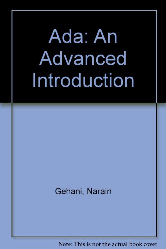 Ada: An Advanced Introduction