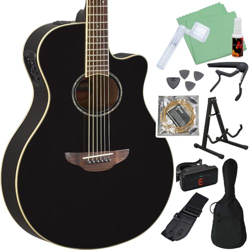 Amazon | YAMAHA APX600 BL アコースティックギター初心者12点セット