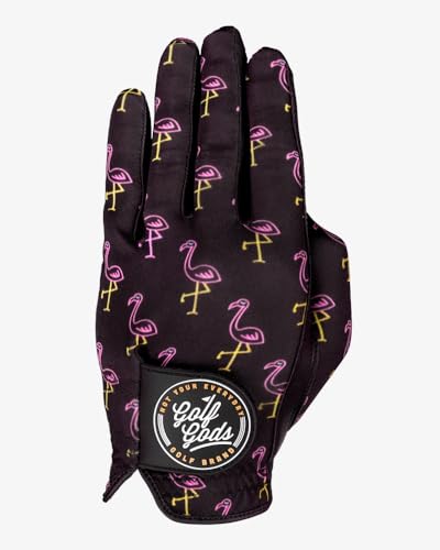 Golf Gods Dirty Bird Golf Glove for Men and Women - Premium Cabretta Leather Palm Lycra Back | Cool Golf Gloves Left Hand Right Hand | S M M/L L XL Sizes