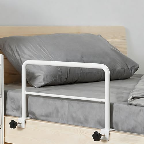 Jinfanshurich Bettgitter für Senioren & Erwachsene, Stabile Bettschienen zum Aufstecken, Rausfallscâ€¦ – Miniatur