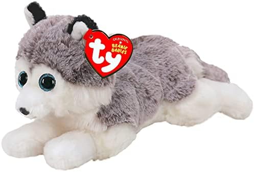 Ty UK Ltd 2005119 Houghie Pug Beanie Babies Plush Animal, Multicoloured