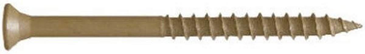 FastenMaster FMGD212-75 GuardDog Exterior Wood Screw, Tan, 2-1/2-Inch, 75-Pack