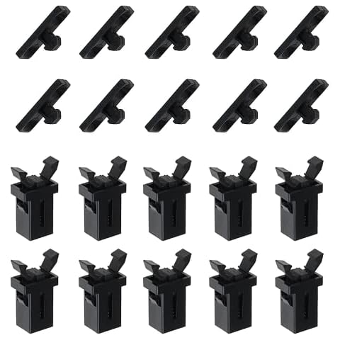 10 Pairs Bin Lid Clasp Replacement Touch Bin Lid Catch Latch Touch Top Lid Bin Latch Lock Plastic Spare Compatible with Brabantia Waste Bins Cover