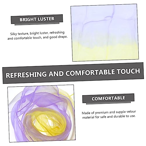 BESPORTBLE 30pcs Boys and Girls Gradient Performance Scarves Soft Scarves for Dance Costume Accessories Bright Colors for Kindergarten and Stage Use4