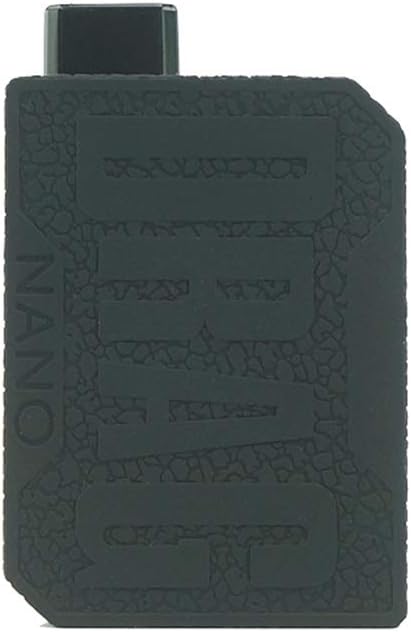 Wonders Anti-Slip Protective Silicone Case Skin Rubber Cover Case Wrap Shield for Voopoo Drag Nano Kit (Black)